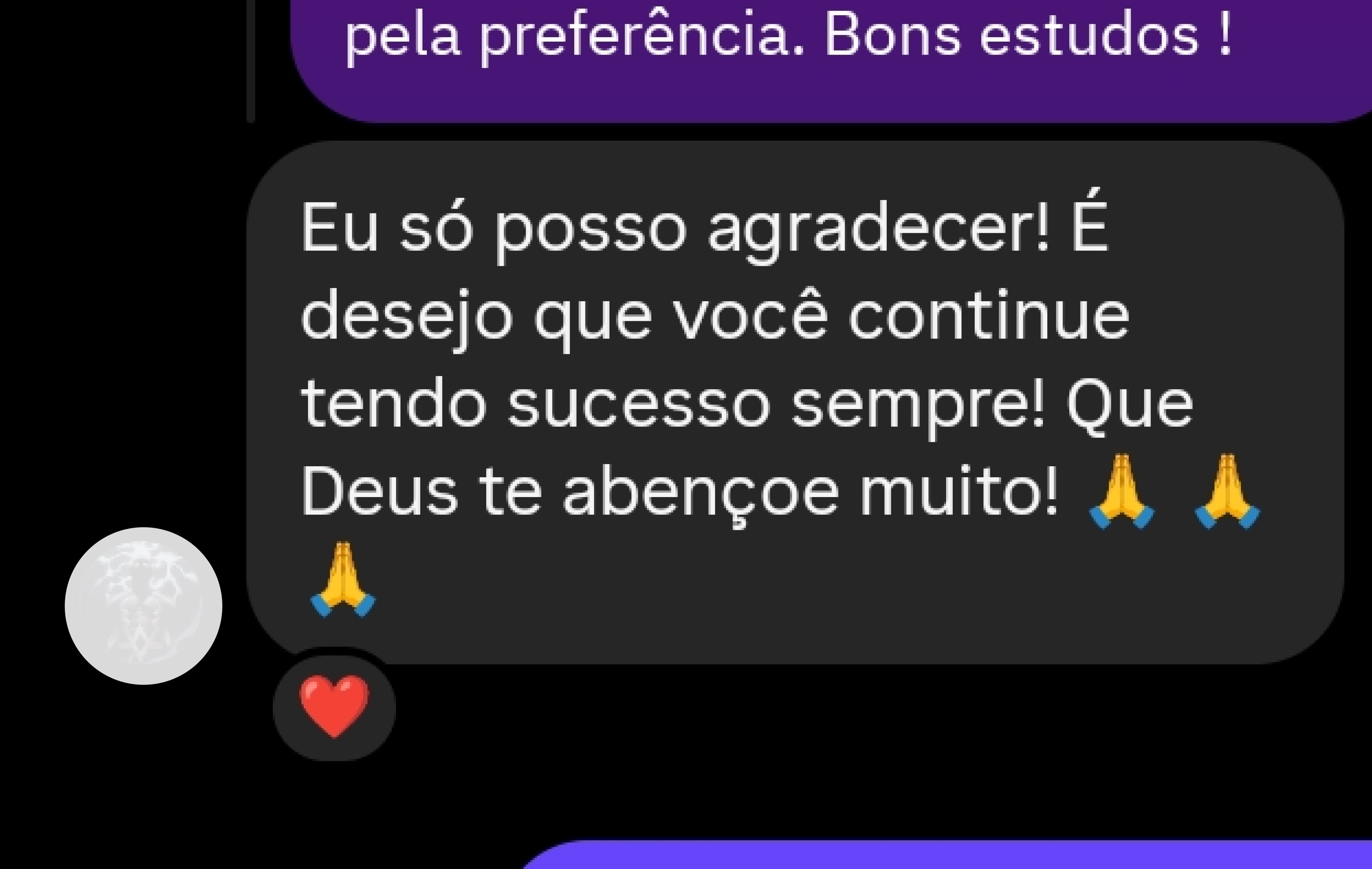 Feedback aluno